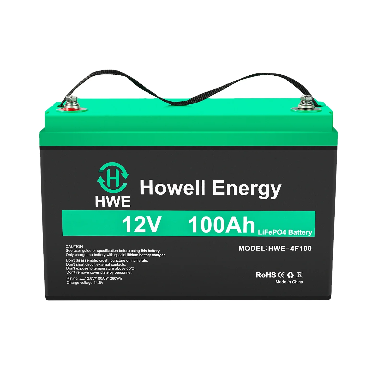 Howell-¾籤 Ŭ ҽ ޴ 12V 100Ah LiFePO4  ͸,  Ŀ ̼,  , ͸  