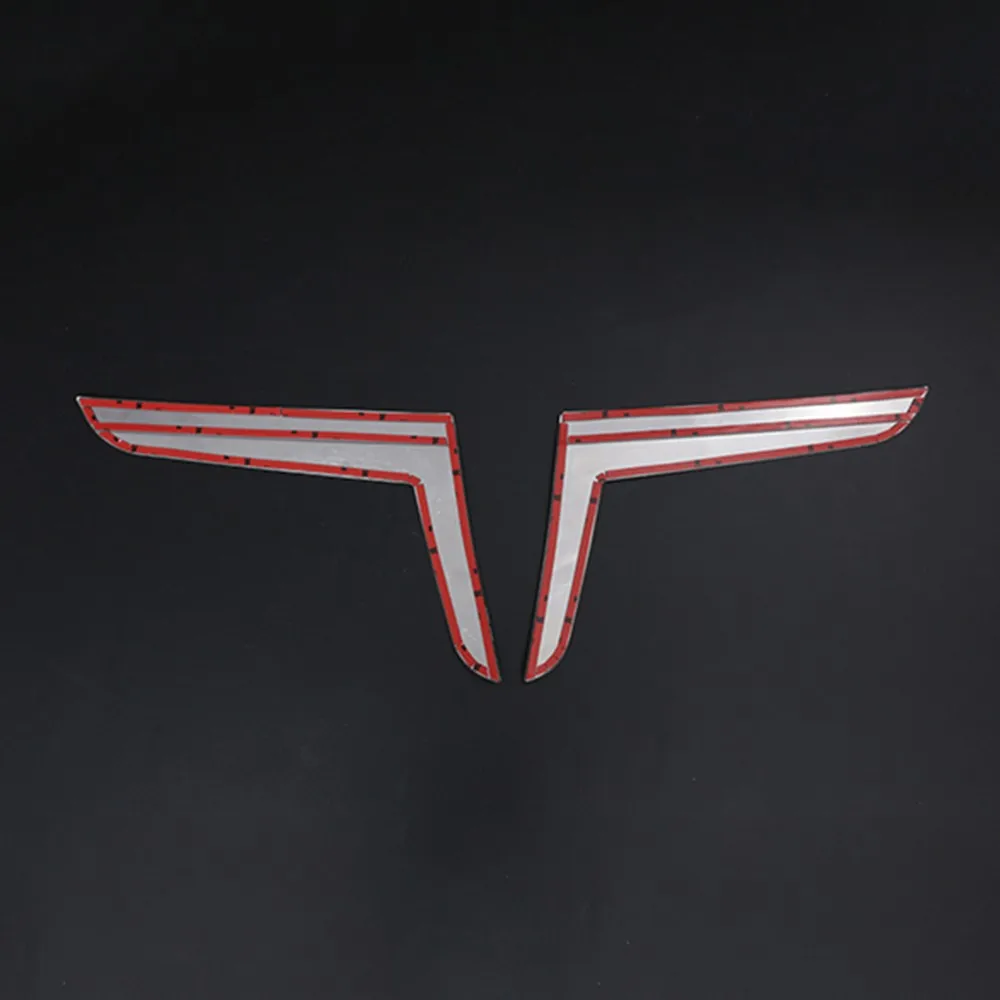 2pcs Stainless Steel Car Garnish Sticker Rear Taillight Trim Car Styling Cover Accessories For Toyota Voxy/Noah 2014- car taillight trim cover