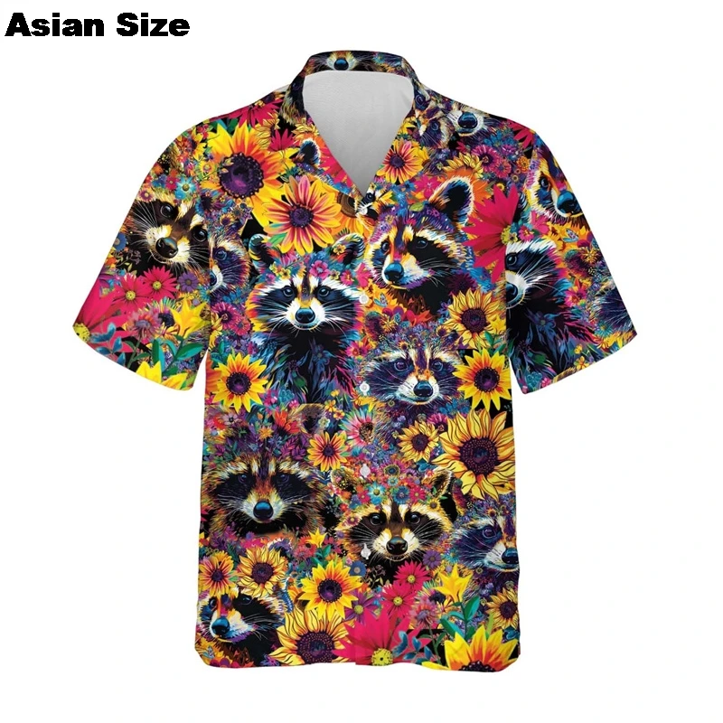 Summer Music Festival Beach Shirt Harajuku Ferris Wheel Graphic Shirts For Men Clothes Cute Pet Unisex Blouses Women Tops
