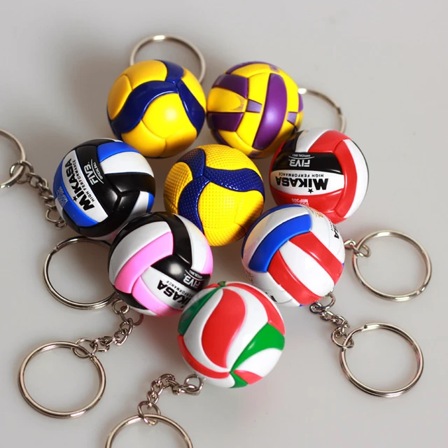 1pcs PVC Keychain Metal Ball Chain Colorful Letter Key Chain Ball chain  Christmas Gift Charms Trinkets - AliExpress