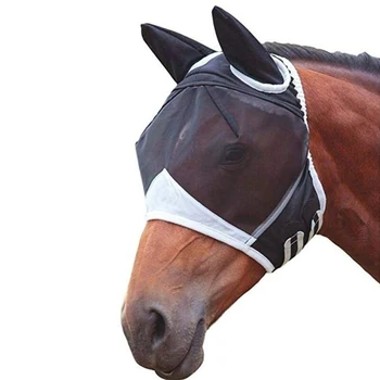 Breathable Horse Fly Mask with Ears 4