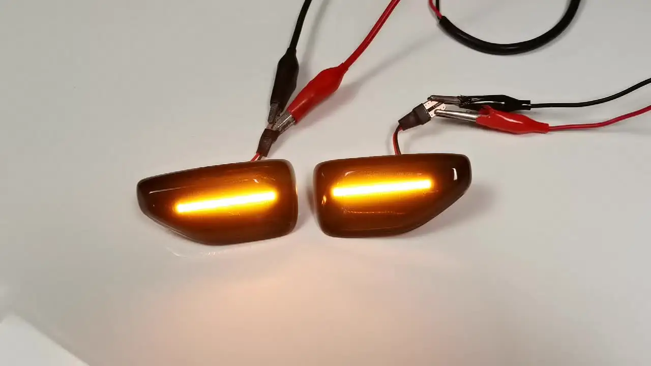 Clignotants Latéraux LED Canbus Pour Dacia/Renault - Plug & Play, IP67, 5x Plus Lumineux, 2 Pièces
