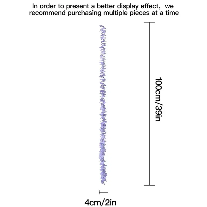 Wisteria Artificial Hanging FlowerVine 5