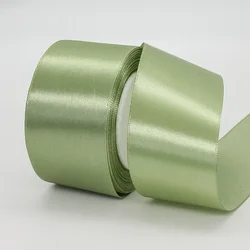 Sage Green Ribbon for Gift Wrapping and DIY Crafts - 25 Yards (5cm 22 meters)