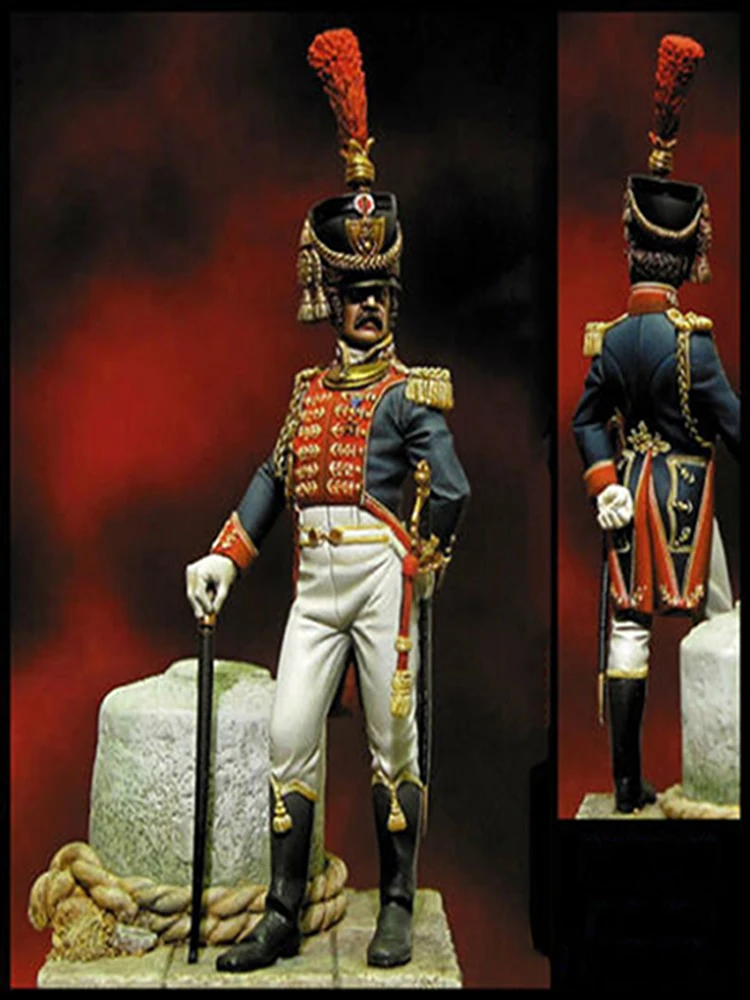 Neuer, unmontierter 1/32 Resin-Figurenbausatz „Antiker Mann, Offizier der Wache“ (MIT BASIS), unbemalt