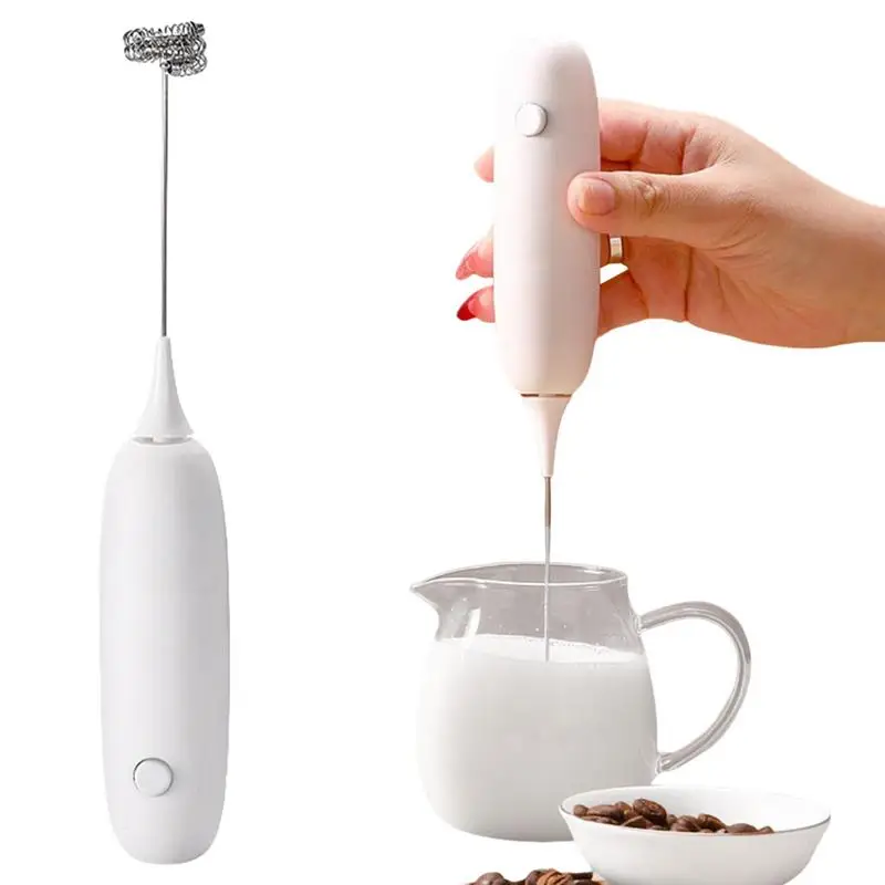 Mini Electric Milk Foamer Blender Wireless Coffee Whisk Mixer Handheld