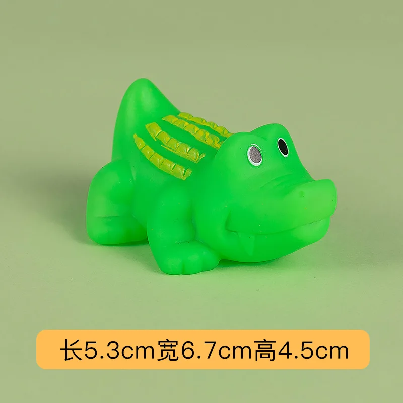 Baby Bathing Ocean Animal, Pinching Soft Rubber Playing in Water Sound Making Water Toy 6