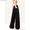 Sanrio Hello Kitty Bow Cartoon Graffiti Printed Fashion Jeans Women's Autumn Winter New Loose Wide Leg Pants Straight Trousers 4