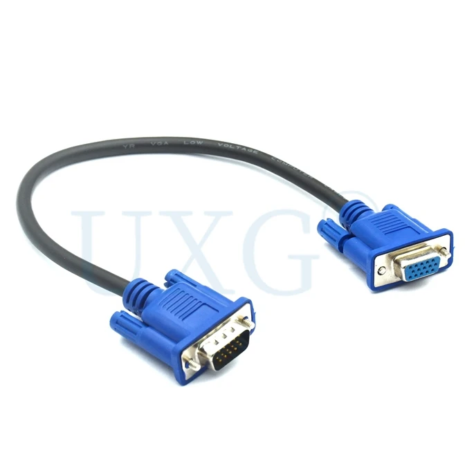 HD 15Pin VGA D-Sub Short Video Cable VGA Male to Male M/M to Female and Female for Computer TV projector monitor
