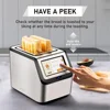 Toaster 2 Slice,High-speed Automatic Settings, Bagel English Muffins Toast Pastry Waffles Bre 4