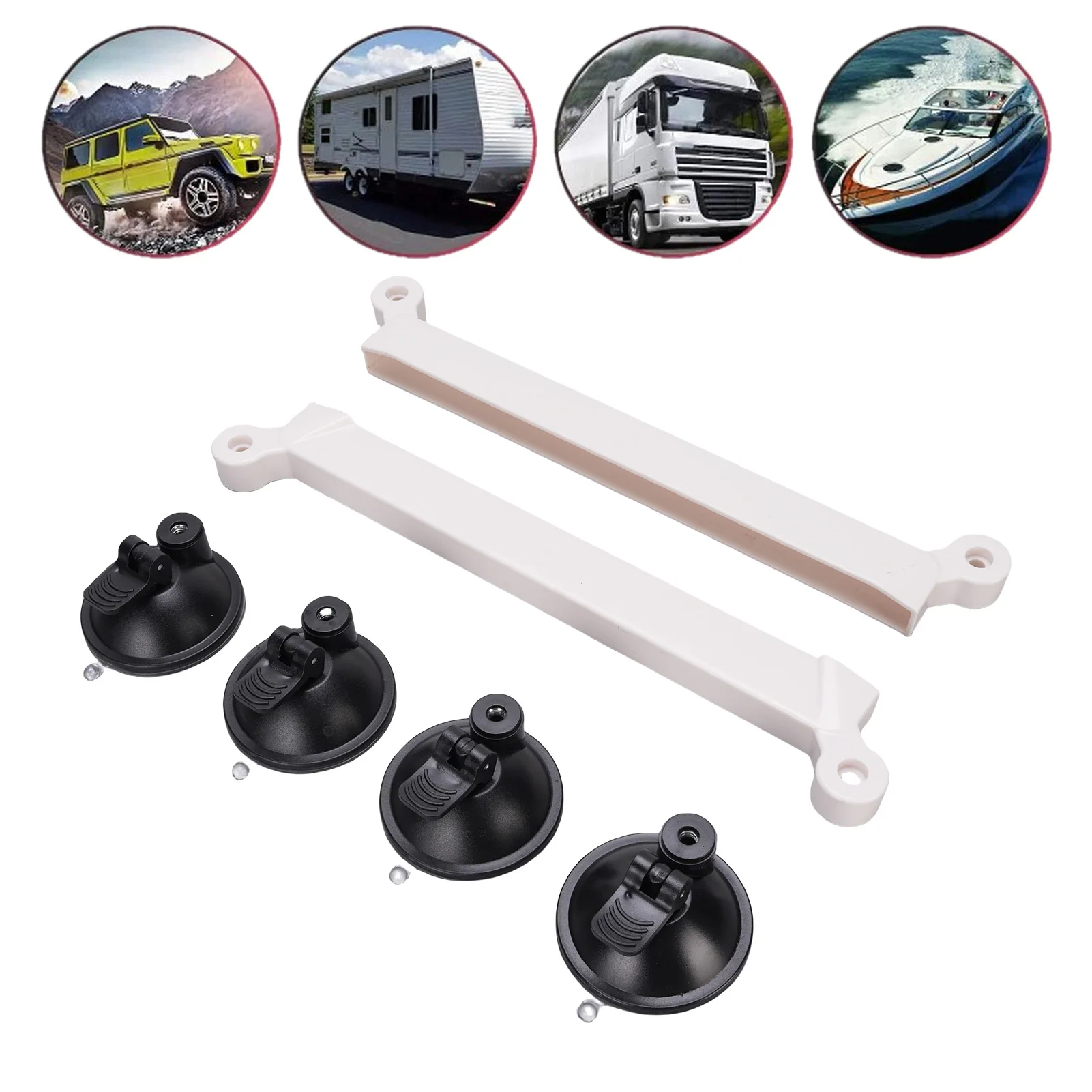 Satellite Car Suction Cup Bracket Stable Sturdy Easy Install 12.01in Satellite Car Suction Cup Mount Weatherproof for Sunroofs