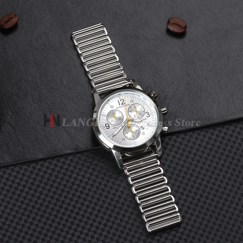 Premium 316L Stainless Steel Bonklip Watch Bracelet - Quick Release in Silver & Black
