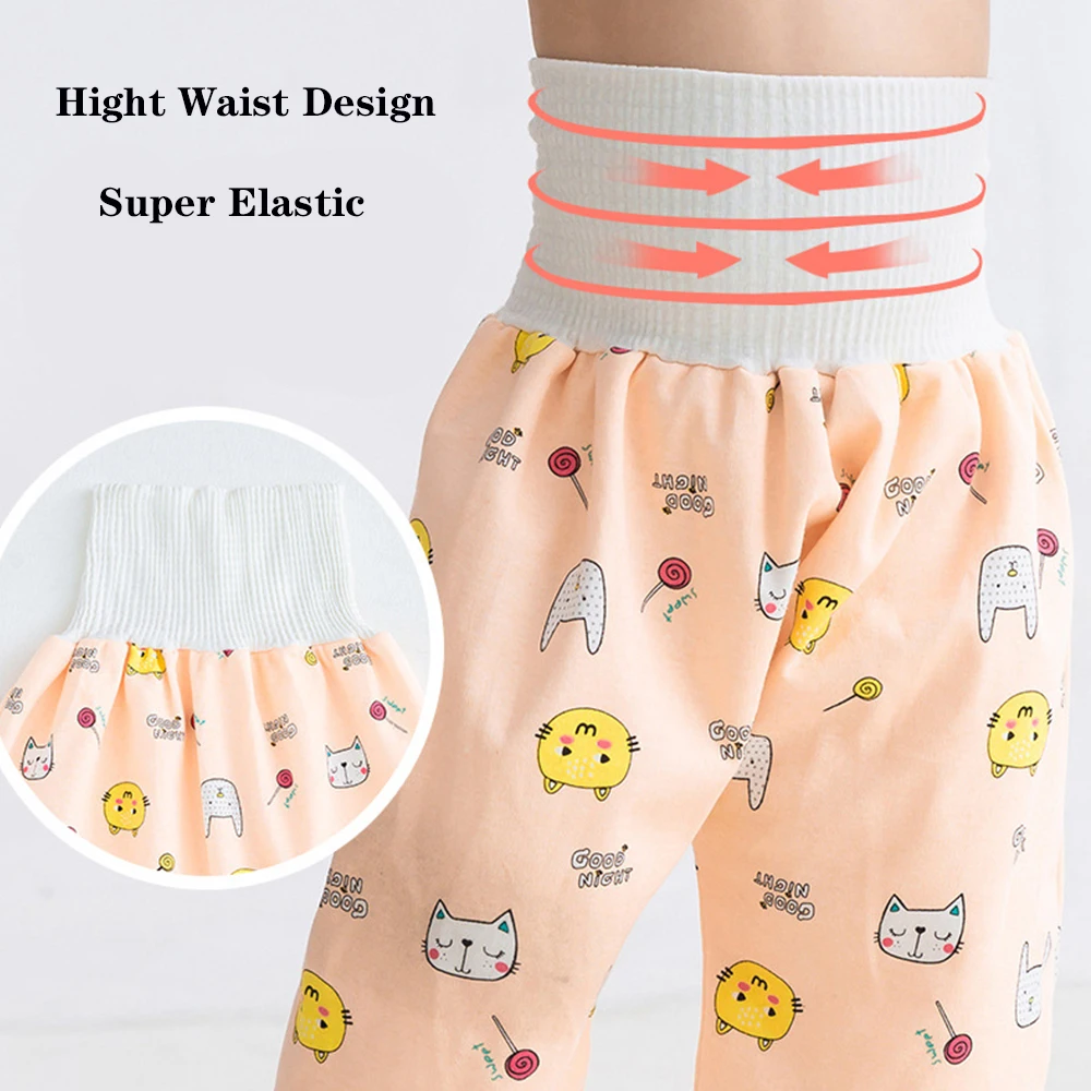 Baby Waterproof Diaper Pants&Skirt for Potty Training Baby Comfy Diaper Short for Boys and Girls Sleeping Bedclothes Night Time baby training pants waterproof diapers