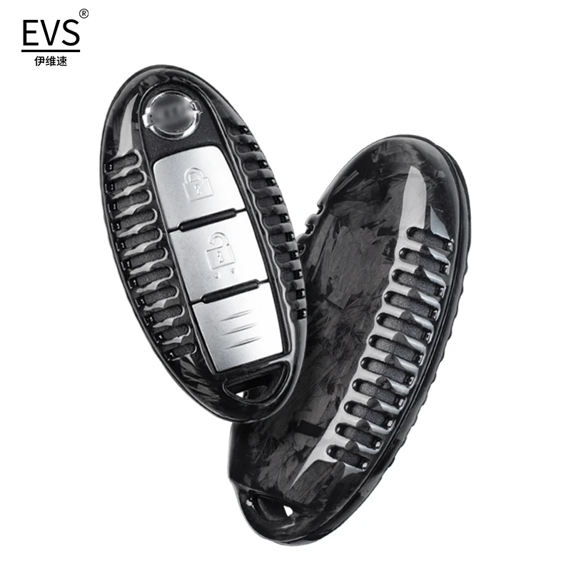 Custodia Portachiavi Auto 2 Pulsanti In ABS Per Nissan Micra, Note, X-Trail, Qashqai, Juke, Guscio Sostitutivo Senza Elettronica