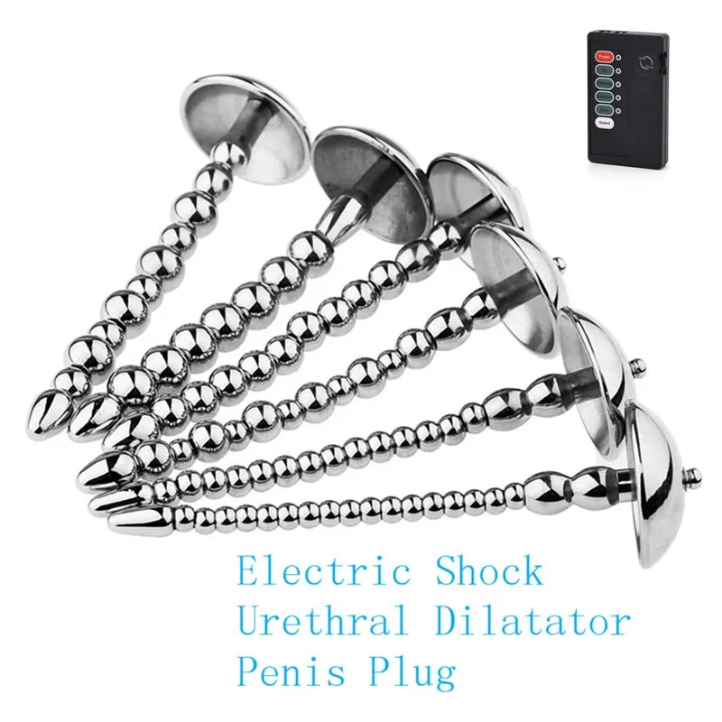 Electro Electric Sex Toys Sex Products Penis Plug Electric Shock Urethral Dilators Urethral Sounding Catheter Stimulation Penis Tools Sex Toys For Men