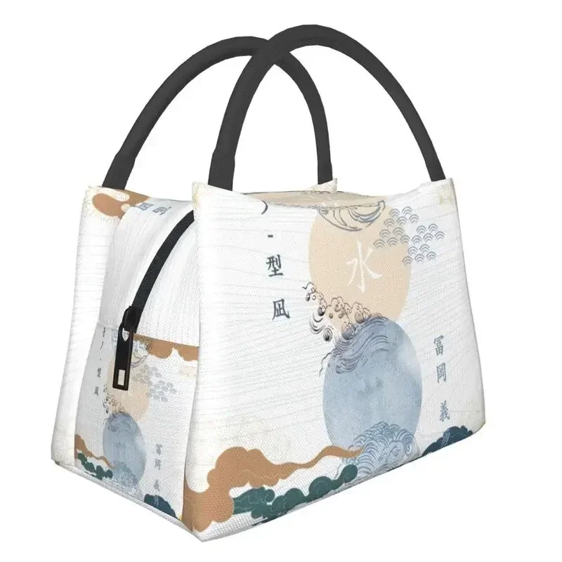 

Custom Giyu Tomioka Water Breathing Lunch Bag Men Women Cooler Warm Insulated Lunch Box for Work Pinic or Travel