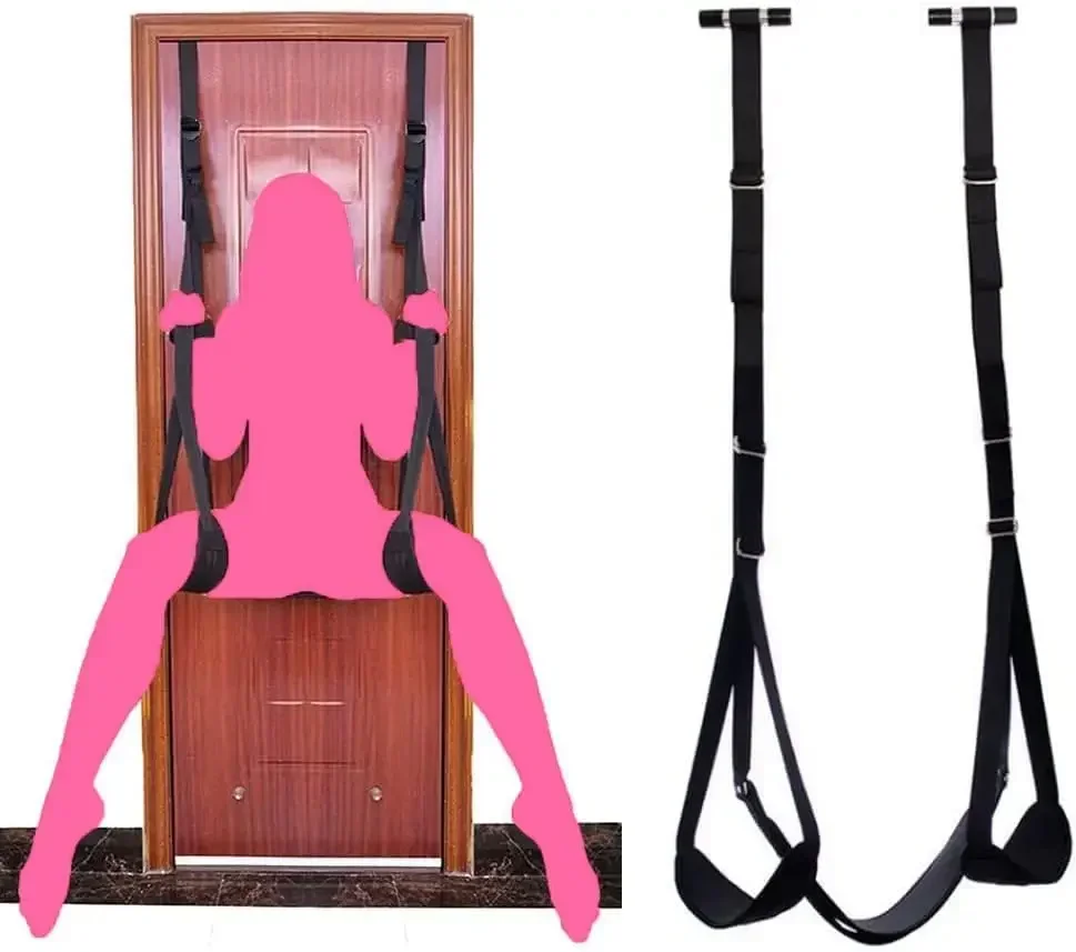 Door Sex Swing Sex Chair Couple Toys Adjustable Shoulder Strap Seat Hanging Adult Swing Sexual Stimulation Adult Products