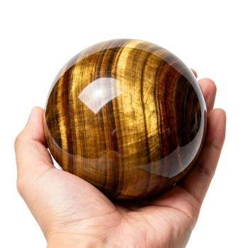 Tiger Eye Crystal Ball 1