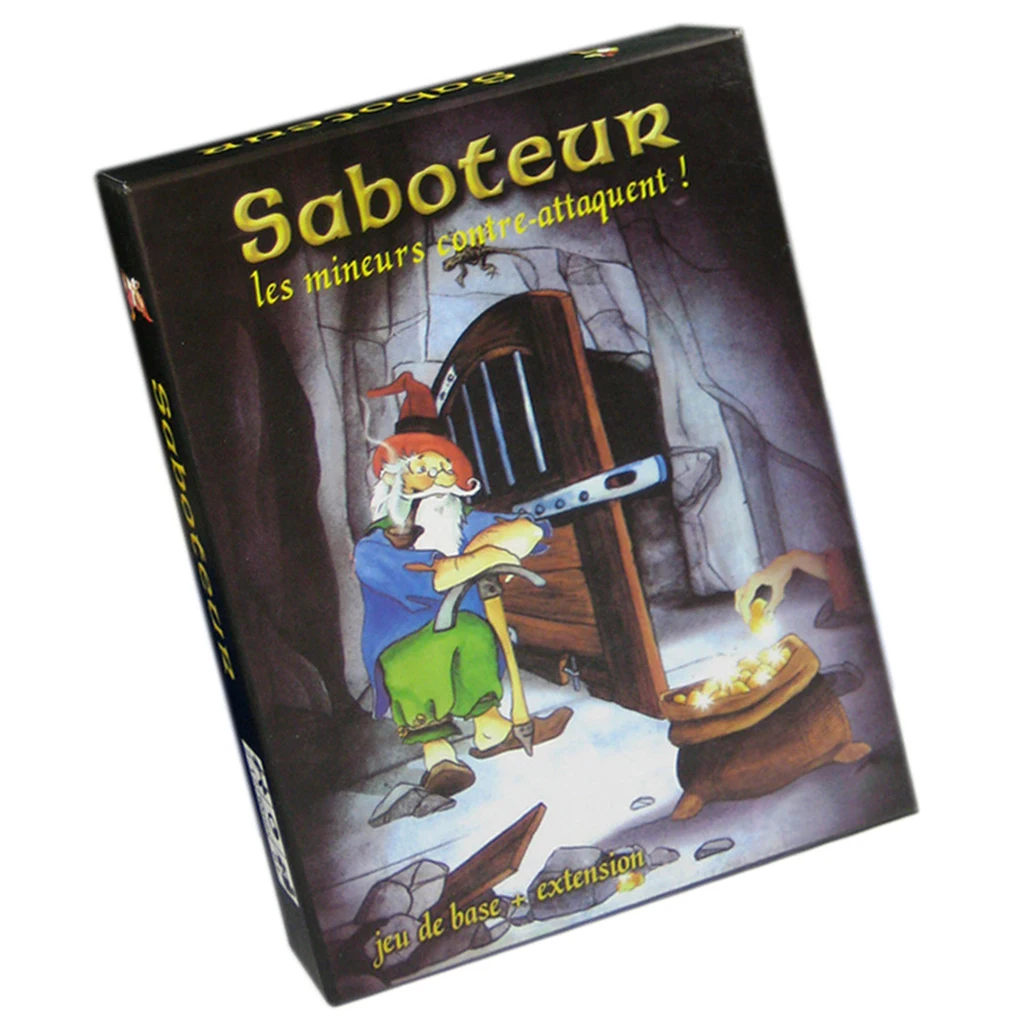 

Saboteur 1 Board Game Dwarf Miner Family Party Supplies Table Games
