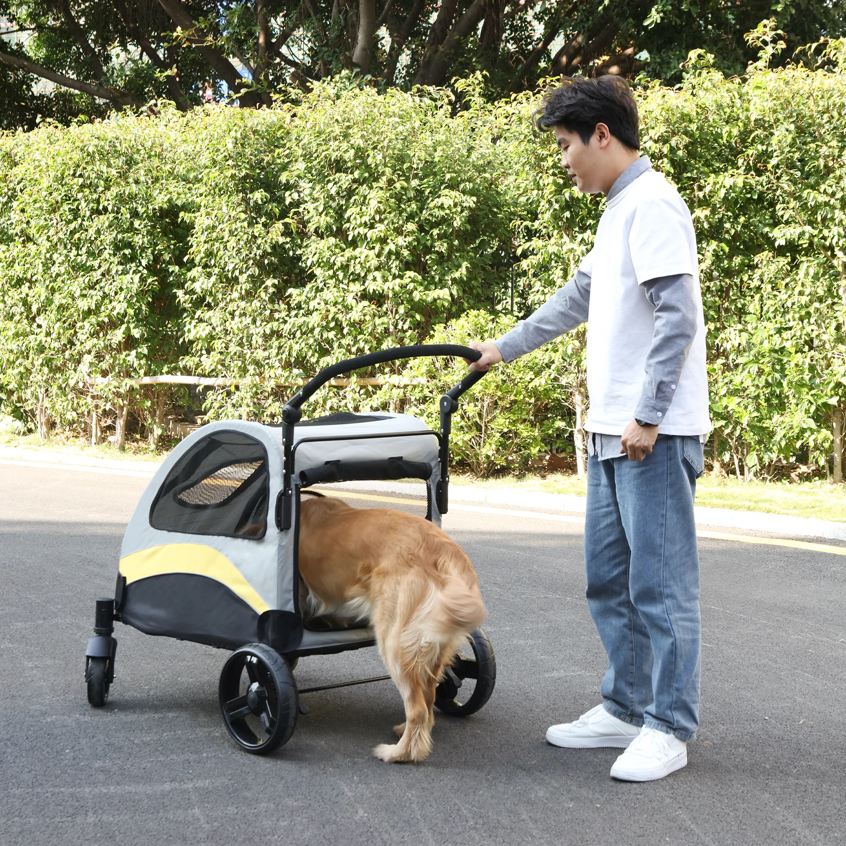 Foldable Dog Stroller 2