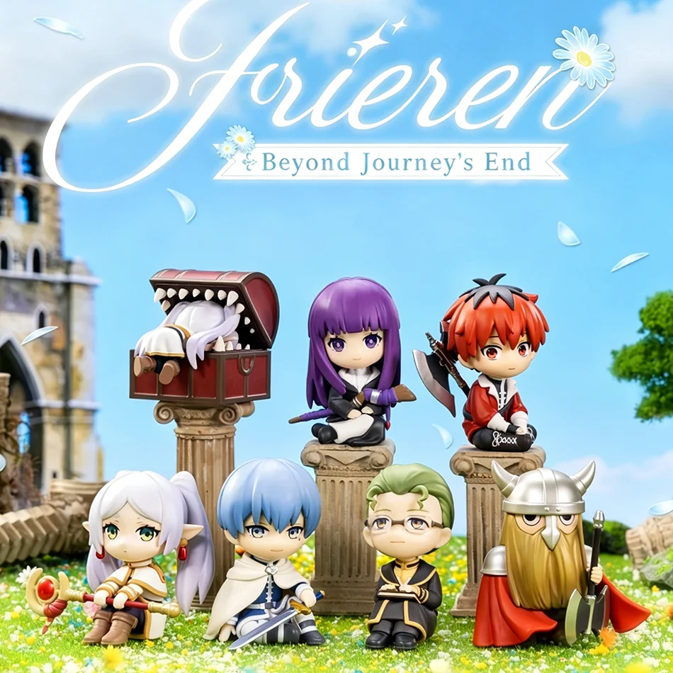Neues 6-teiliges Anime-Frieren: Beyond Journey's End Figurenset, Frieren Himmel Actionfigur, Cartoon-Ornamente, Spielzeug, Fan-Geschenk