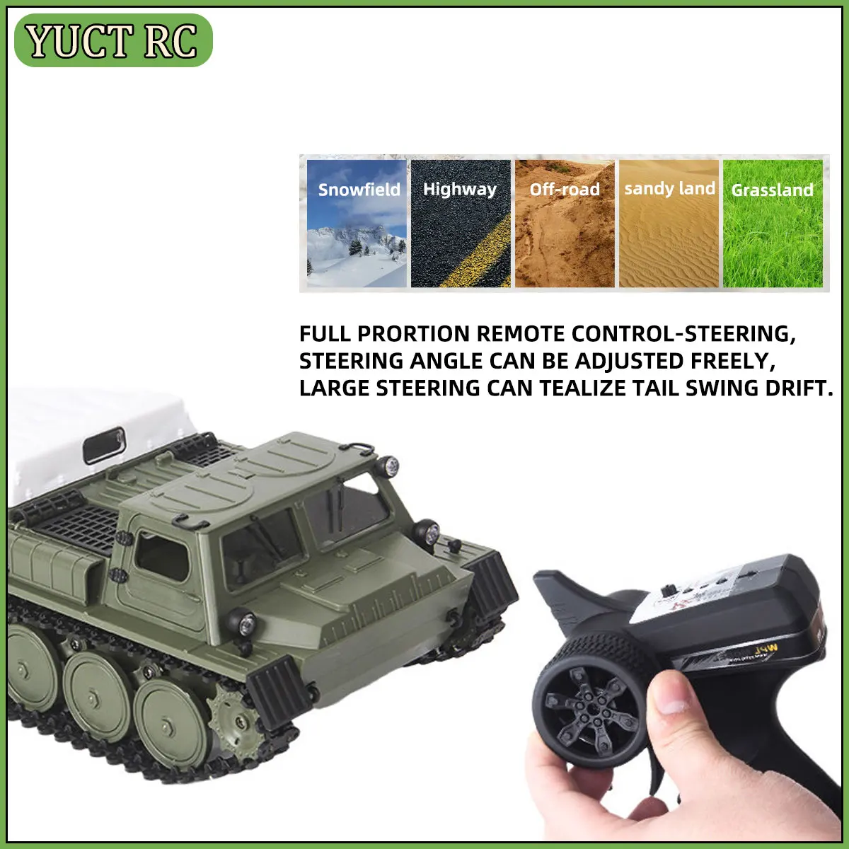 WPL E-1 1/16 스케일 RC 탱크 장난감 2.4GHz 4WD 트랙드 슈퍼 크롤러 오프로드 차량 전동 리모컨 장난감 소년용