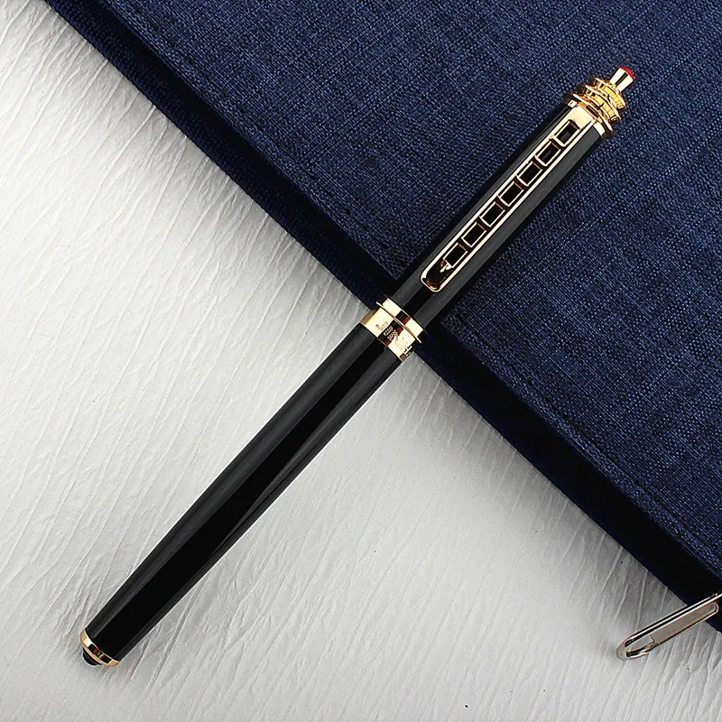 

Jinhao 16 Metal Fountain Pen Sky Tower M Nib Ink Pen Business Office Supplies Pens