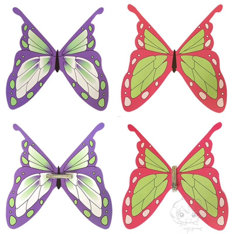 1pcs Cosplay Tsuyuri Kanawo Kochou Shinobu Headwear Butterfly Cosplay Hairpin Hair Clip Headwear hair accessory pearl hairpins hair clip hair headdress jewelry accessories