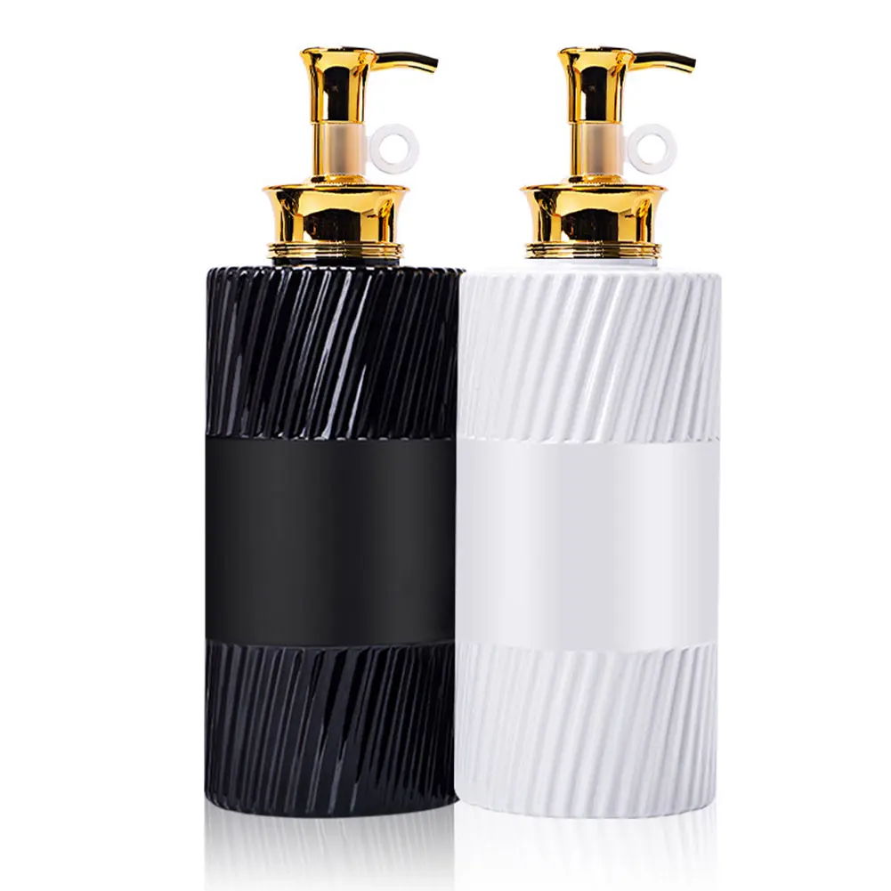 Flacone Per Shampoo Da Bagno Da 500/750Ml Flaconi Per Dispenser Di Sapone Riutilizzabili Per Contenitore Liquido Per Gel Doccia Per Shampoo Da Cucina/
