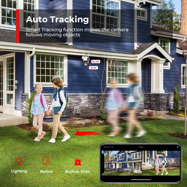 ANBIUX 듀얼 렌즈 감시 카메라: 포괄적인 보안을 위한 궁극의 솔루션