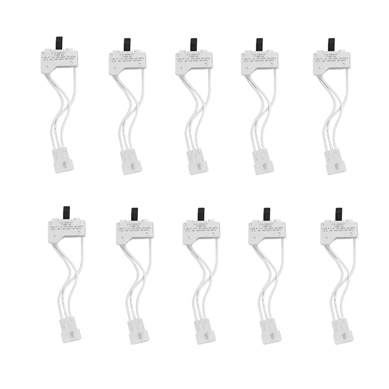 

10X Dryer Door Switch For 3406109 3406107 Whirlpool, Kenmore, Sears, Maytag, Roper, Estate