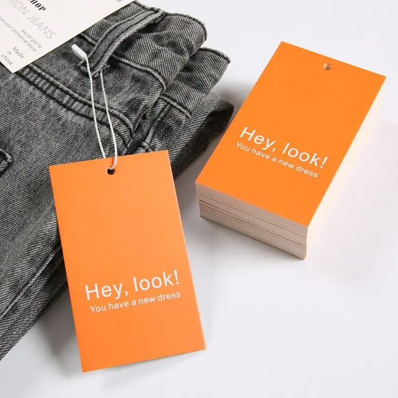 

Customized product, China Hang Design Hangtag Label Clothing Tags Custom for Clothing