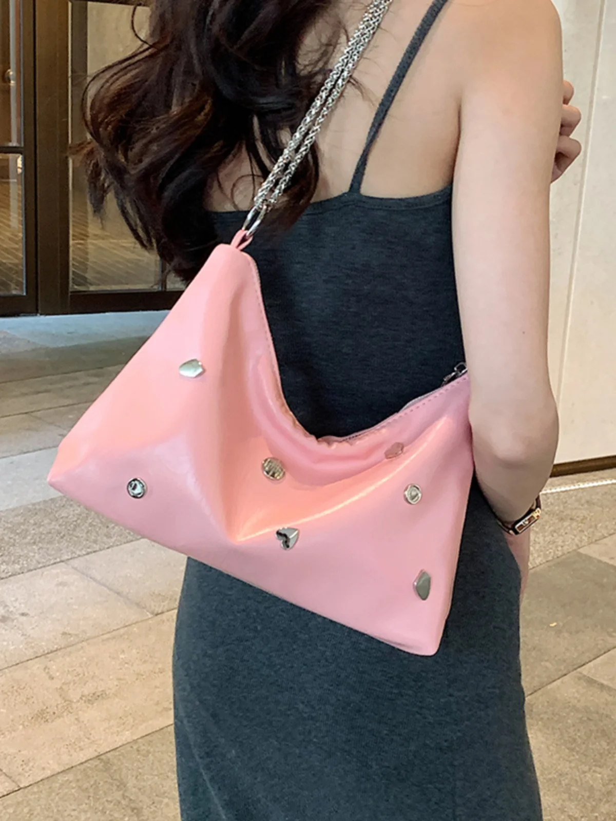 

Minority design bag women's 2023 new summer chain cross-body bag shoulder underarm bag