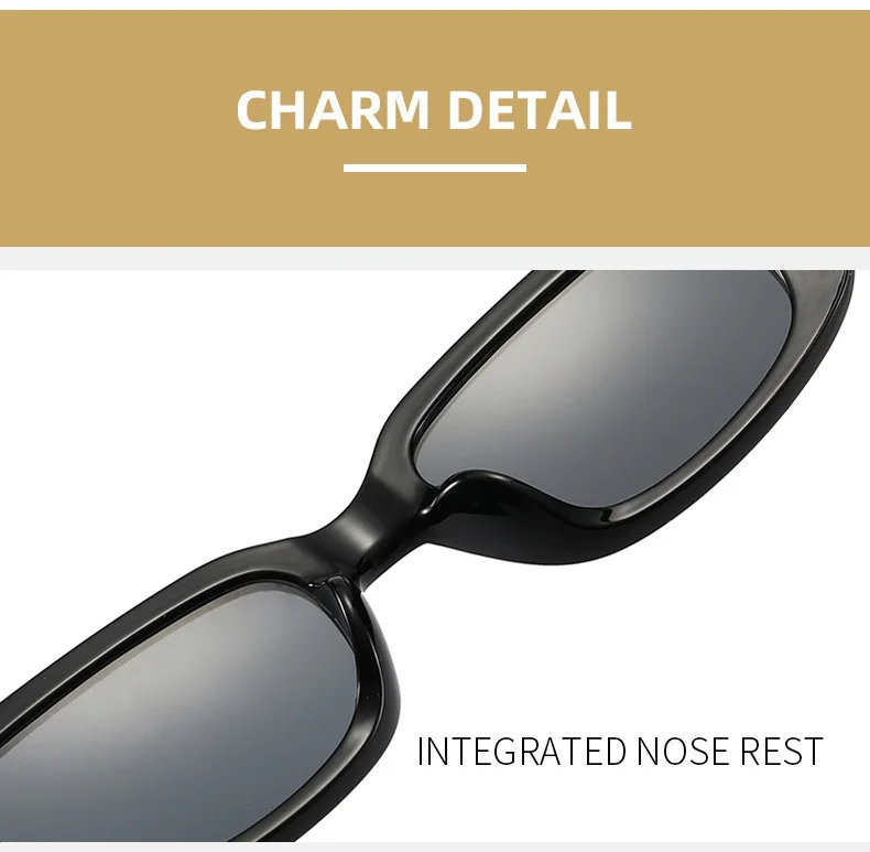 Steampunk Rectangle Sunglasses For Men And Women Uv400 Protection_voghion.com