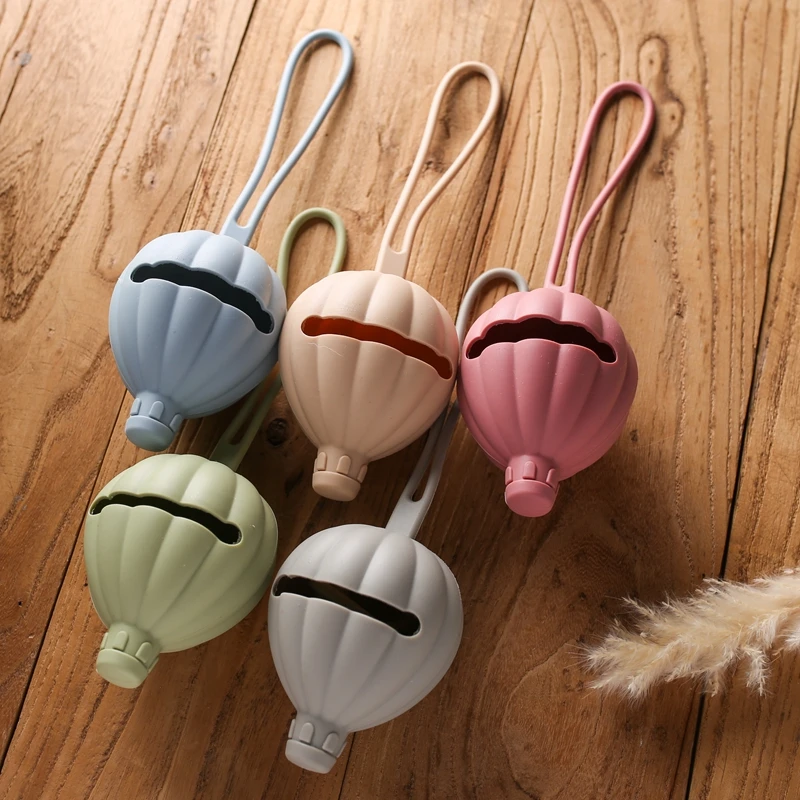 1pcs Baby Balloon Pacifier Holder BPA Free Food Grade Silicone Infant Portable Soother Container Box Nipple Storage Box 3