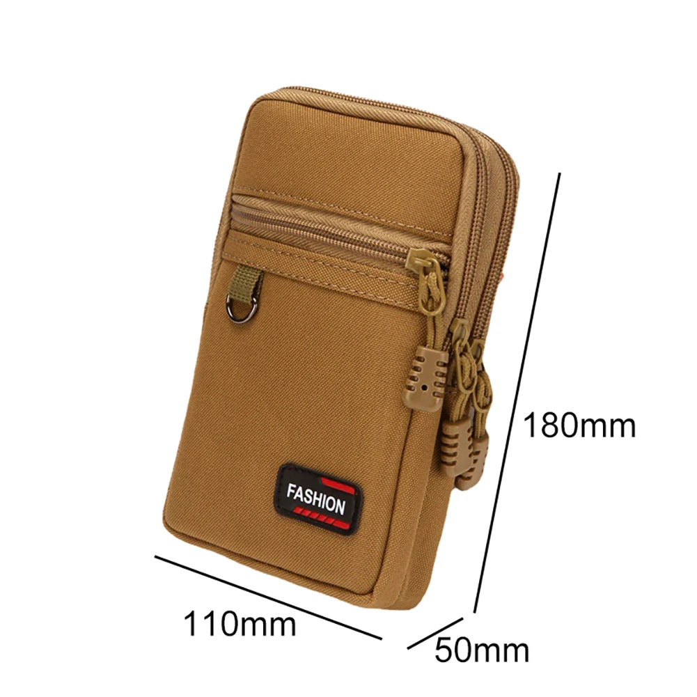 Nylon Waist Bag Phone Pouch for Outdoor Camping Hunting