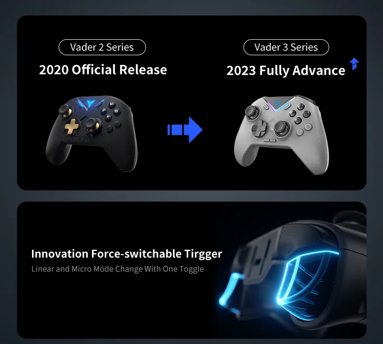 Flydigi Vader 3 Controller | Flydigi Vader 3 Pro Wireless Game 