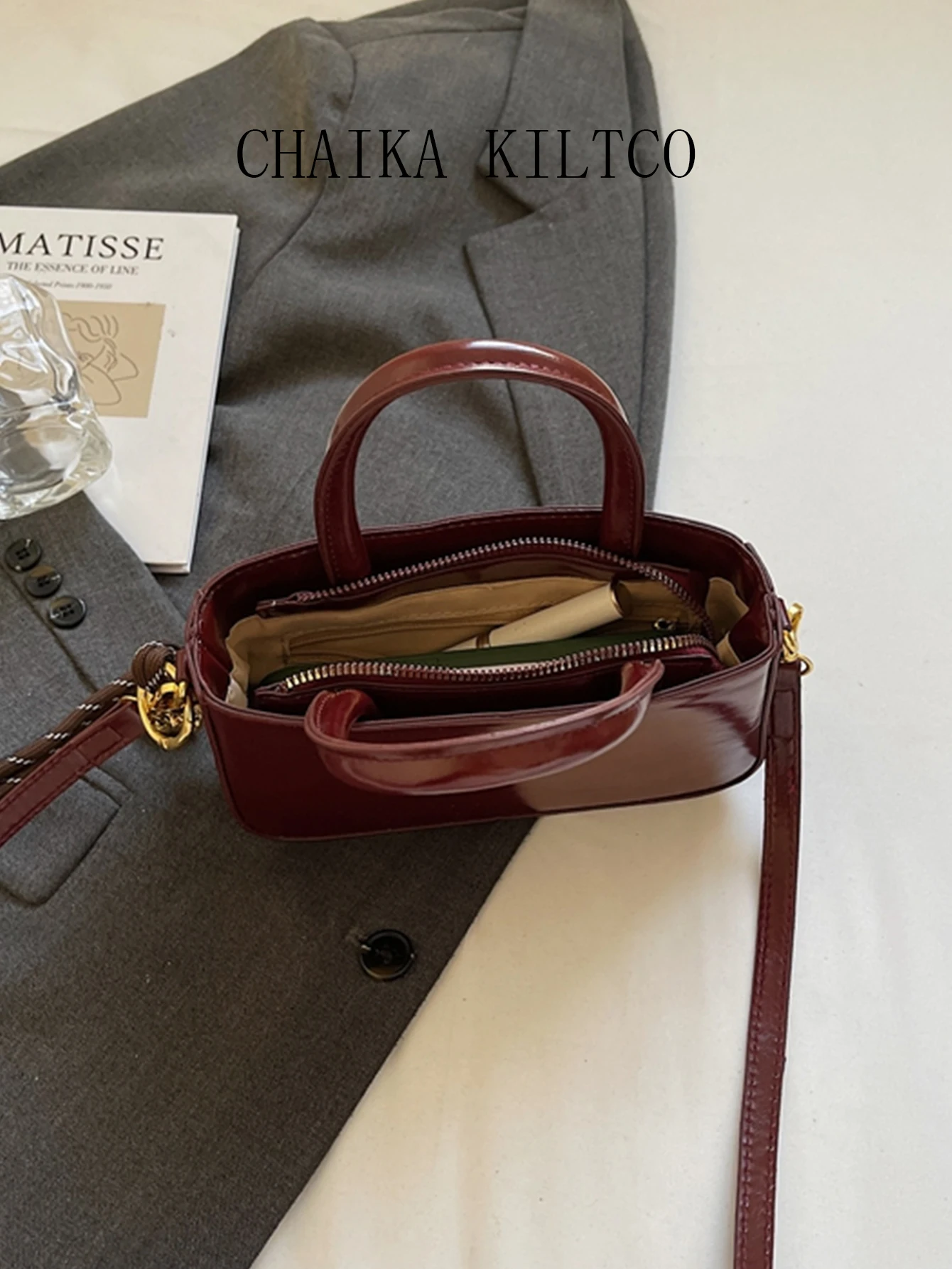 حقيبة CHAIKA KILTCO، حقيبة يد نسائية صغيرة بتصميم...