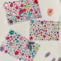 Glitter Face Stickers for Children Rhinestones for Eyes Face Diamonds Bright Stickers Festival Makeup Jewels Stickers ZS006 1