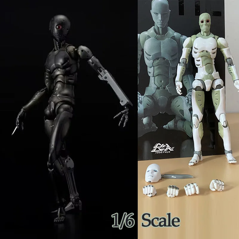 1/6 Scale Heavy Industries Synthetic Black Human Figure Joint Human