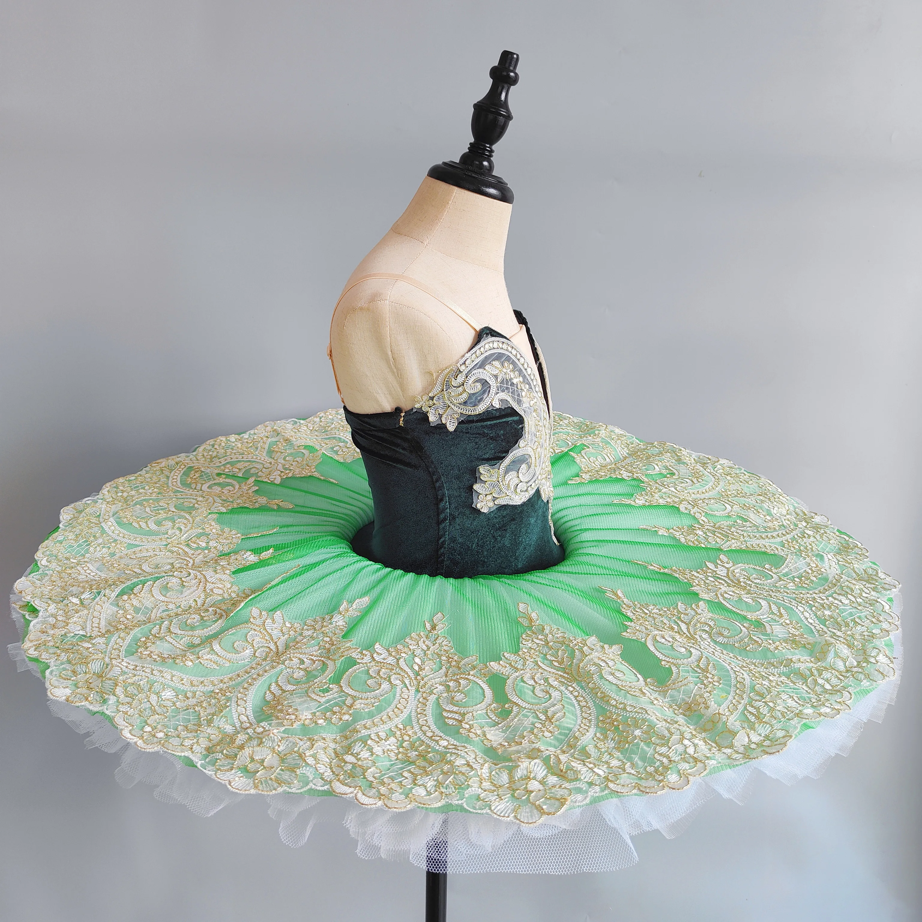 green emerald velvet dress Professional Green Tutu Professional La Esmeralda Classical Ballet TuT   UniqueBallet