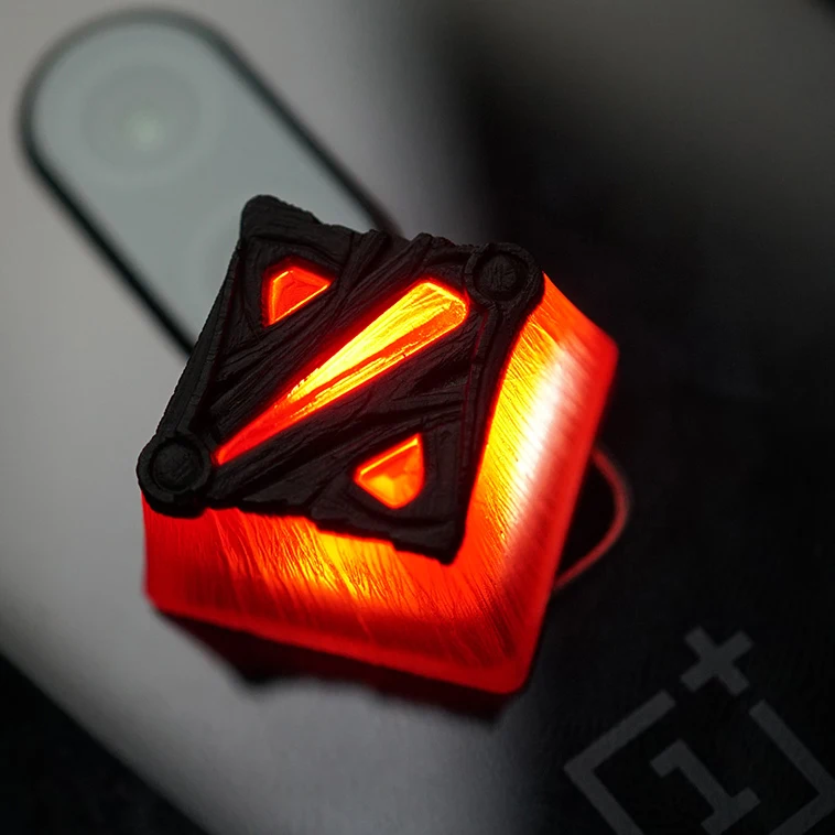 

1 Piece handmade resin keycap ESC Keys for MX switch mechanical individuality backlit key cap for Dota 2 handwork