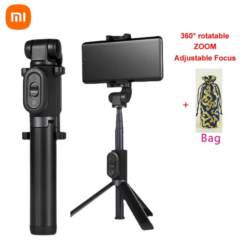 Xiaomi Mi Zoom Tripod Selfie Sticks With Bluetooth-compatible Remote 360&deg; Rotatable Foldable Extendable Monopod For Xiaomi Phone selfie stick tripod selfie stick smartphone selfie stick