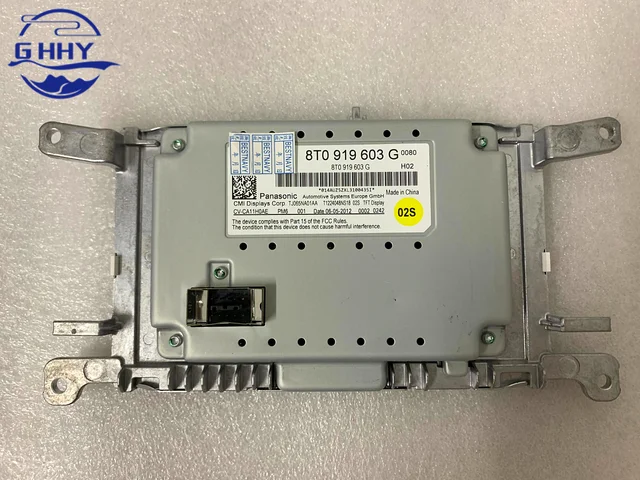 وحدة عرض الوسائط المتعددة 8T0919603G 8T0919603F 8T0919603E A For Audi A4 B8 A5 Q5 2010 12 2015 MMI شاشة 6.5 "LCD شاشة تحديد المواقع