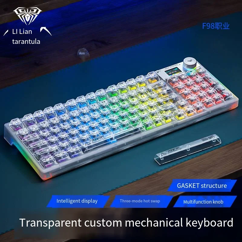 AULA F98PRO メカニカルゲーミングキーボード Amazon | OUSEITECH F98pro ゲーミングキーボード 透明