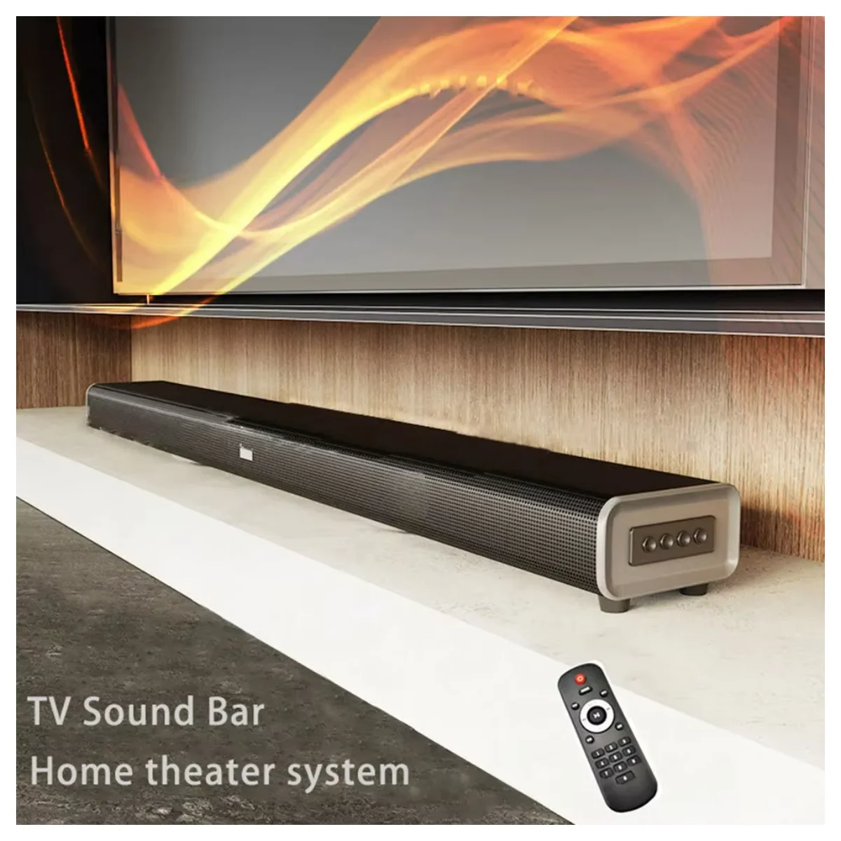 Sound Bars for TV Wireless BT Speaker Home Theater Surround Sound ...