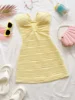 2025 Summer new women's V-neck, body-hugging short skirt, strapless dress