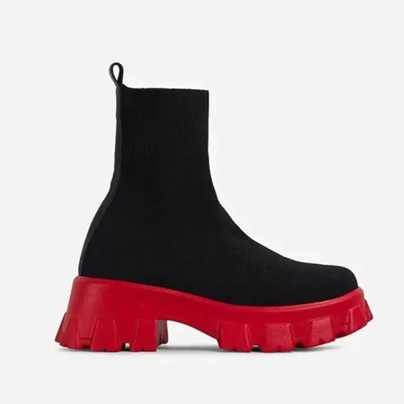 Shoes For Women Sneakers Fashion Platform Sports Shoes Women Casual Sneaker With Heels Sock Casual White Sneakers Female