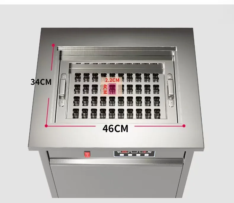 Description Picture 6 of itemCommercial Automatic Popsicle Machine â€“ 1920 Pieces/Day | For Pudding, Fruit Ice, Milk Ice Cream & Traditional Popsicles