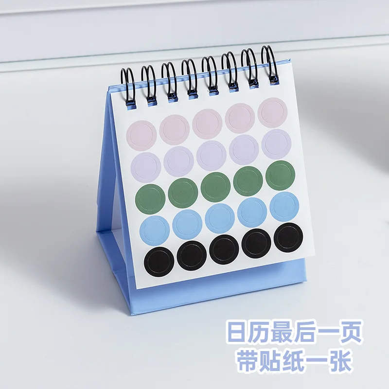 Desk Calendar 2025 Mini Coil Calendar Plan Book for Desktop Ornament